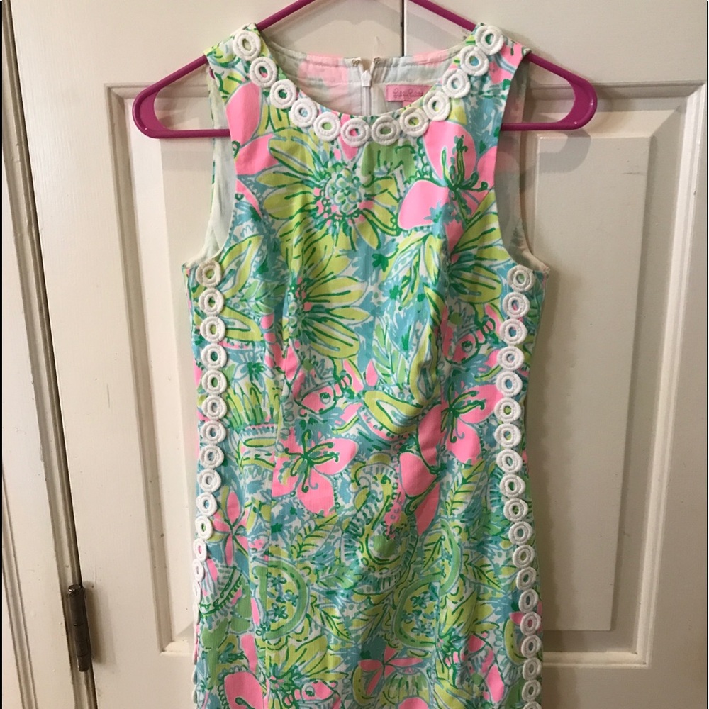 Lilly Pulitzer Mila Shift Dress Size 00